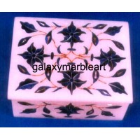 Marble inlay jewellery box-RE3428